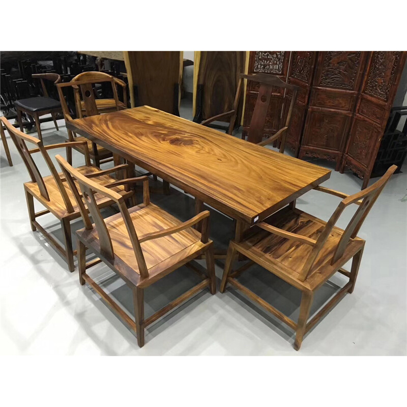 胡桃木大板 多功能实木家具的美学与实用之道